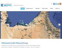Tablet Screenshot of binmoosagroup.com